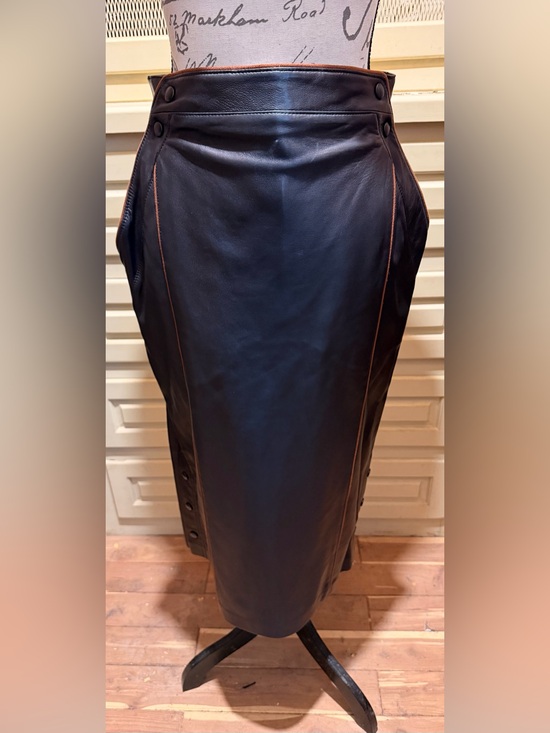 Escada Dresses & Skirts - VTG Escada by Margaretha Ley Leather Pencil Skirt